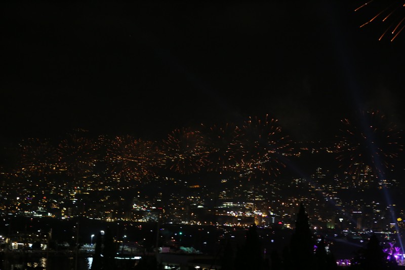 Jounieh Fireworks Show from Trinidad